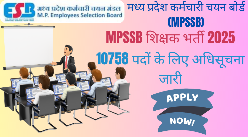 MPSSB Teacher Recruitment 2025